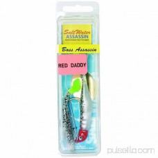 Bass Assassin Saltwater 4 Red Daddy Spinner Lure, 2-Count 553164640